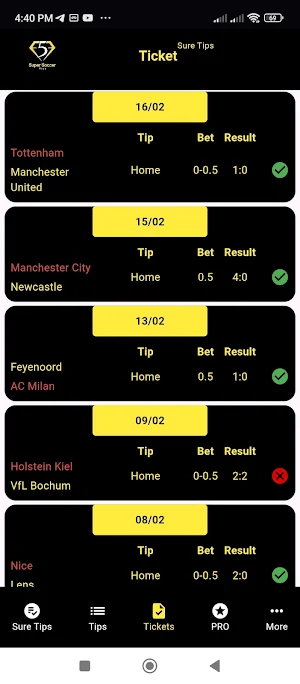 Supper Soccer Tips Screenshot 1