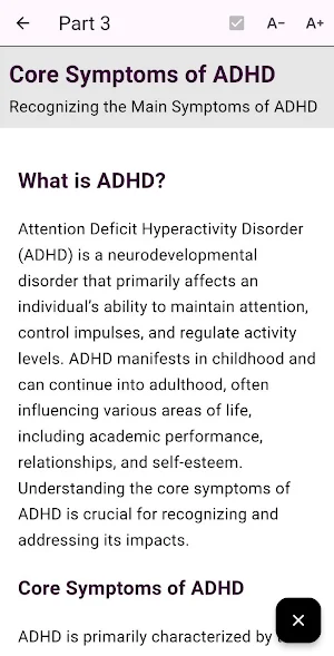 FocusPlus: Complete ADHD Guide Screenshot 1