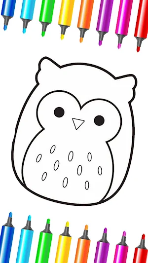 Squishmallow Coloring Game Screenshot 3