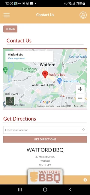 Watford BBQ Screenshot 3
