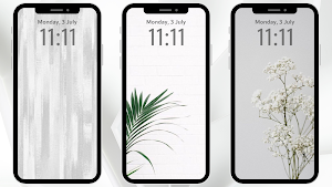 White Screen Wallpaper Screenshot 1