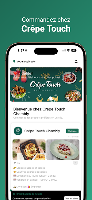 Crêpe Touch Chambly Screenshot 0