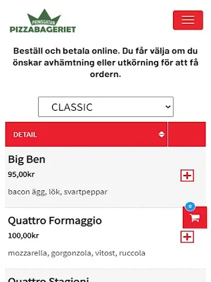 Pizza Bageriet Screenshot 2