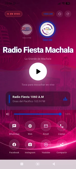 Radio Fiesta Machala Screenshot 2