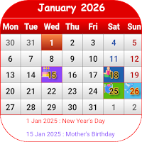 Falkland Calendar