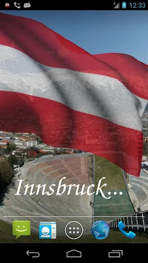Austria Flag Live Wallpaper Screenshot 1