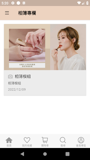 CelesteTerry Cosmetics Screenshot 1