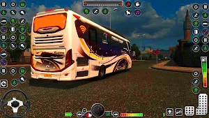 Real City Coach Bus Games 3D Screenshot 1