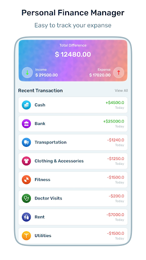 Personal Finance Manager Screenshot 1