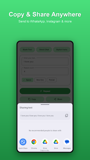 Text Repeater - Repeat & Copy Screenshot 2