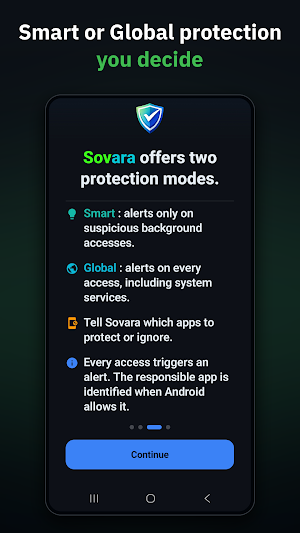 Sovara: Spy Alert Mic & Camera Screenshot 1