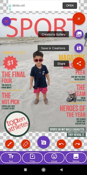 Magazine Cover Photo Frames Editor: DP, Greeting Screenshot 0