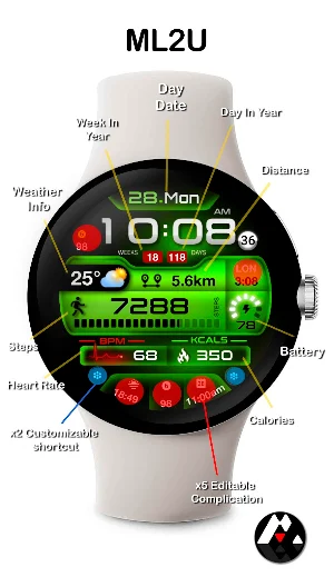 ML2U 247 Watch Face Screenshot 1