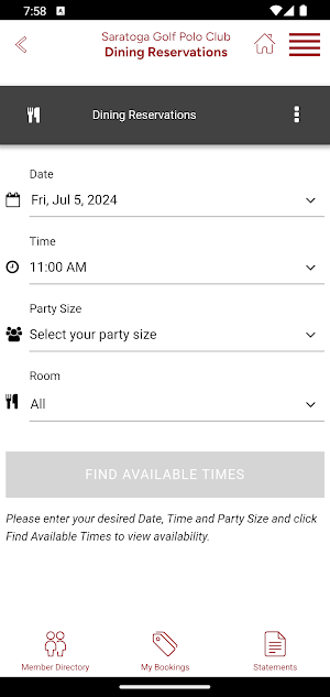 Saratoga Golf & Polo Club Screenshot 1