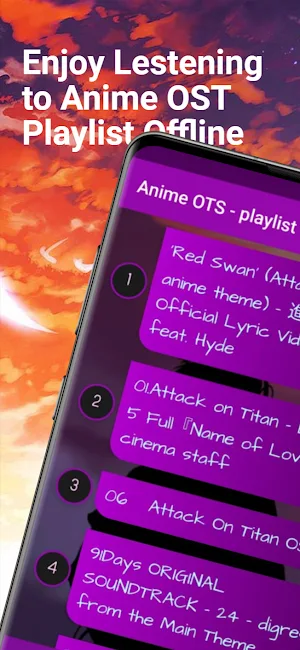 Anime OST - Playlist Offline Screenshot 0
