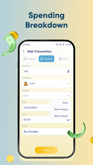 Simple Expense Tracker Screenshot 2