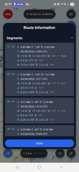 Navig8 Sailing Screenshot 2