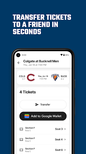 Bucknell Basketball Screenshot 3