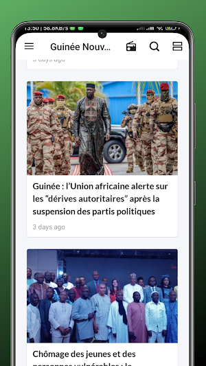 Actualités  Guinée  et Infos Screenshot 2