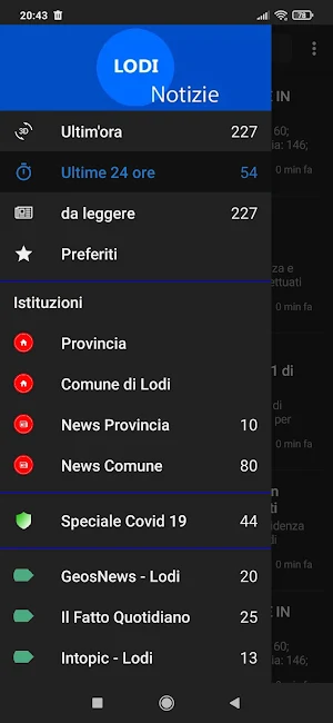 Lodi notizie Screenshot 0