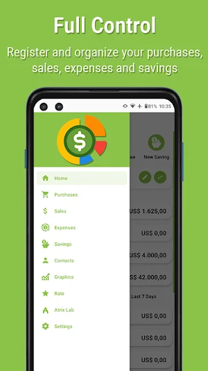 Atrix Finances Screenshot 1