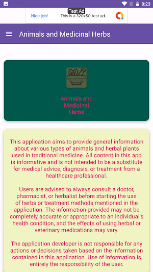 Animals and Medicinal Herbs Screenshot 1