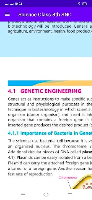 Science Class 8th SNC Textbook Screenshot 3