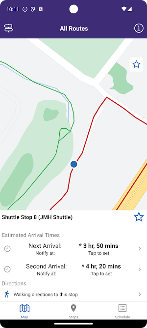 John Muir Health Shuttle Screenshot 2