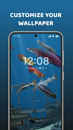 Wild Aquarium Wallpaper 3D Screenshot 1