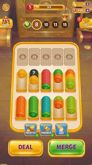 Coin sort & Merge Master Screenshot 3