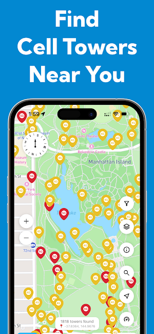 Cellular Towers Locator Screenshot 0