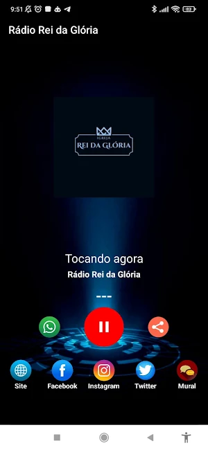 Rádio Rei da Glória Screenshot 2