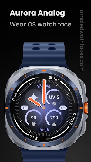 Aurora Analog Watch Face Screenshot 0