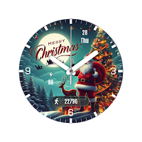 Pars Noel Analog Watch Face