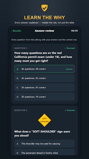 DMV Permit Practice Test 2026 Screenshot 2
