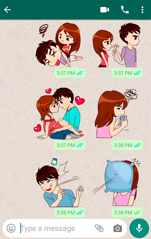 Love Story Stickers and Emojis Screenshot 0