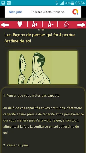 Reconstruire son estime de soi Screenshot 2