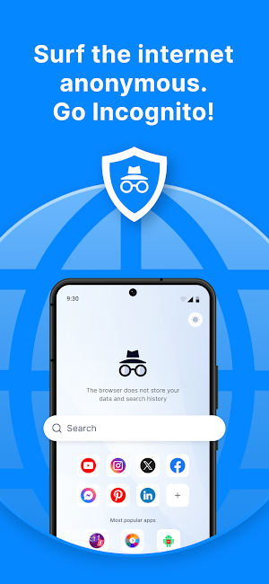 Incognito Browser - Ad Blocker Screenshot 0