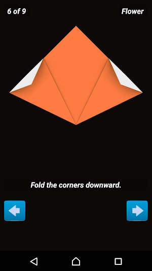 Origami Flower Instructions 3D Screenshot 2