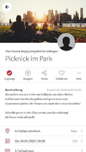 Begegnungskirche Esslingen Screenshot 2