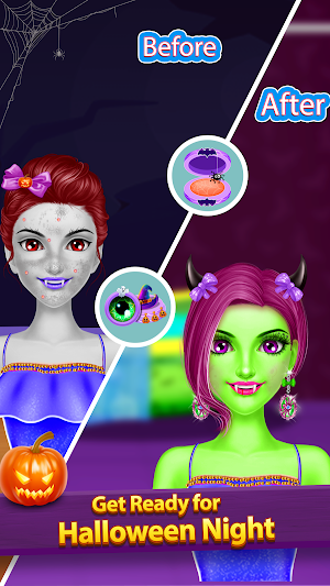 Halloween Day Makeup & Dressup Screenshot 3