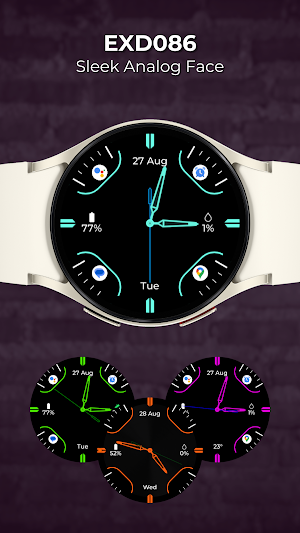 EXD086: Sleek Analog Face Screenshot 0
