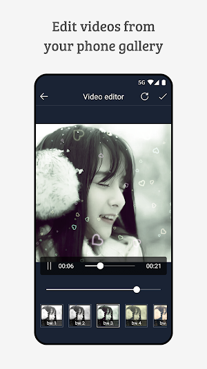 Black & White Video Recorder (B & W Video Editor) Screenshot 2