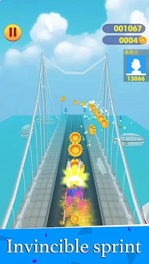 Rabbit Parkour-Subway runner rush race Screenshot 0