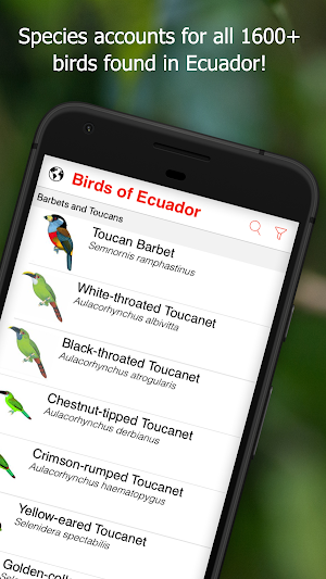Birds of Ecuador Screenshot 1