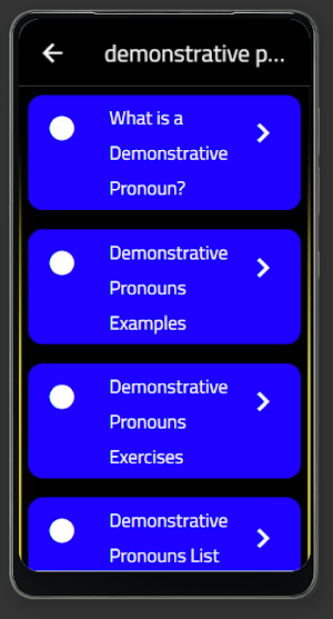 demonstrative pronoun Screenshot 1