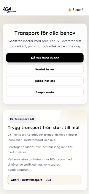 C4 Transport Connect Screenshot 3