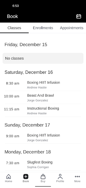 Society Boxing and Fitness Screenshot 1