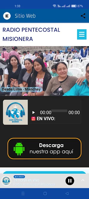 Radio Pentecostal Misionera Screenshot 3