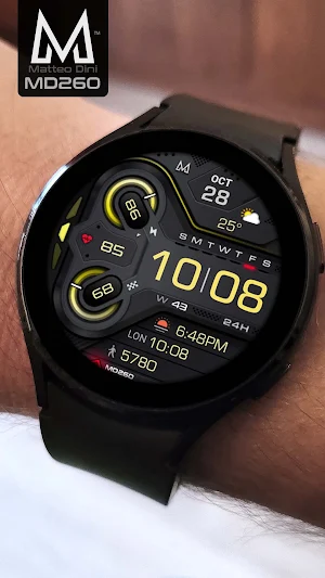 MD260 Digital watch face Screenshot 1